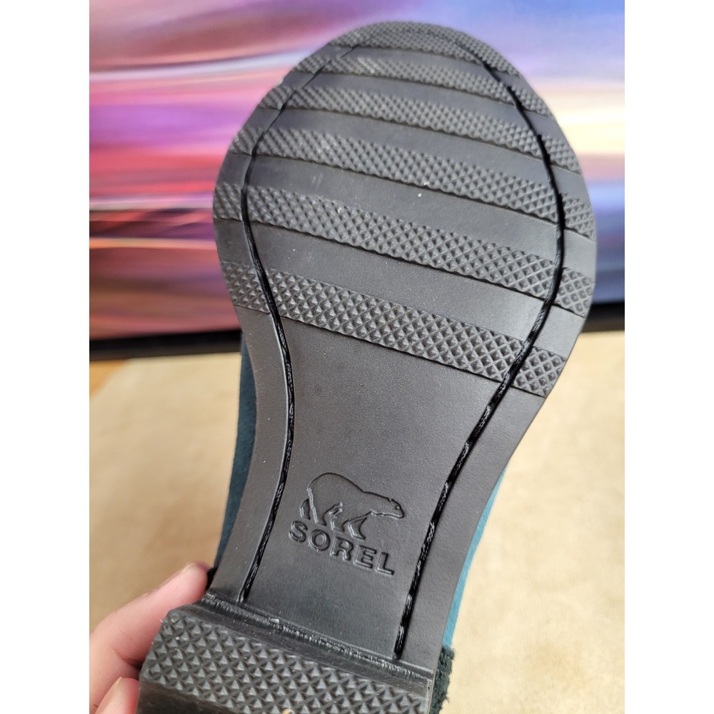 SOREL Lolla Bootie, Shoes Blue Leather, Style 1921831375 Sz 6, Rustic, Boho, Y2K - Picture 6 of 7